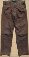 Herren Lederhose im Jeansstil Größe 52, bzw.  US 36/32  -  BRAUN