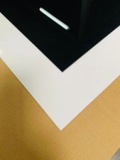 Plexiglas® 3mm Schwarz Weiß