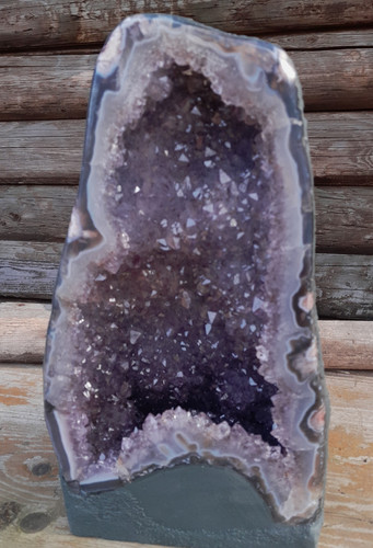 Amethystdruse 9kg mit achat - ca,