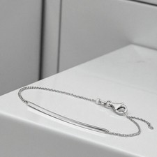 Armband 585 Gold Weißgold 18