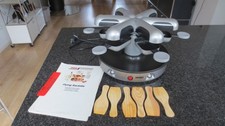 Unold Flying Raclette Silber/Anthrazit neuwertig