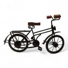 Dekoartikel Herren Fahrrad Dekoobjekt aus Metall in Schwarz