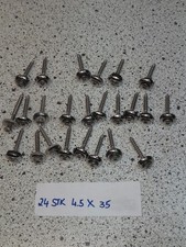 Spenglerschrauben 4,5 x 35, 24 Stück Edelstahl/Metall Dachdecker