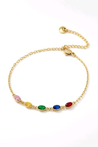 Armband feine kette ovale - armband,