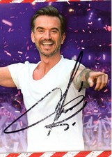 FLORIAN SILBEREISEN Autogrammkarte handsign. SCHLAGERBOOM Helene Fischer KLUBBB3