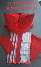 Seersucker Bettwäsche Set Baumwolle 4teilig sehr guter Zustand