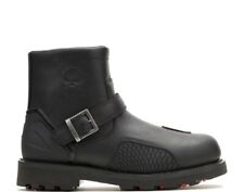 HARLEY-DAVIDSON Motorradstiefel Shrader Skull Ride CE/6" WTPF Black für Herren