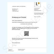 Scherzartikel Scherzbrief