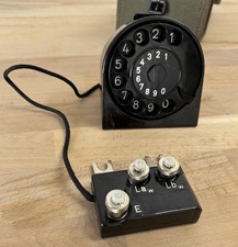 Wählzusatz Amtszusatz für Feldfernsprecher (OB/ZB) SEL Lorenz mit Tasche