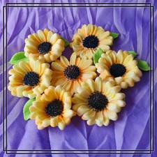 Sonnenblumen aus Fondant als