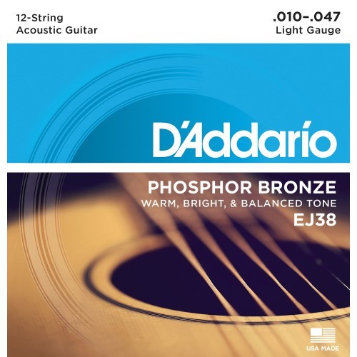Daddario ej38 akustikgitarre - daddario,