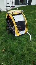 kinder fahrrad anhänger burley gelb gepflegter Zustand