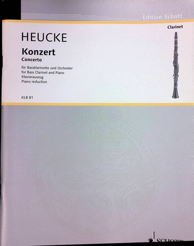 Konzert für bassklarinette - konzert:,
