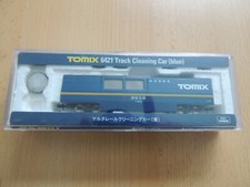 Tomix # 6421 # Schienen-Staubsauger 4achs. blau/gelber Umlauf TOMIX # mit OVP