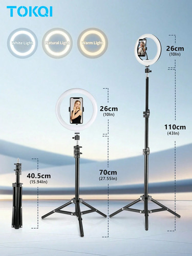 Einstellbares led ringlicht - led,