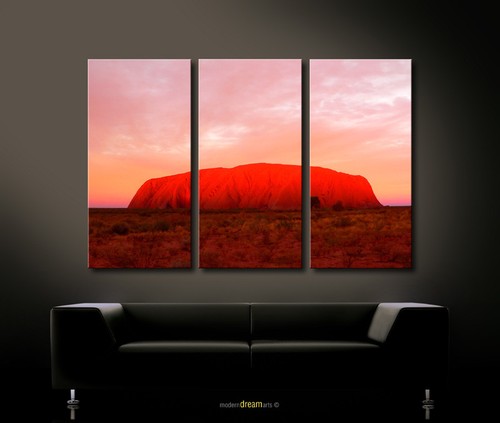 Red rock leinwand - rock, ayers