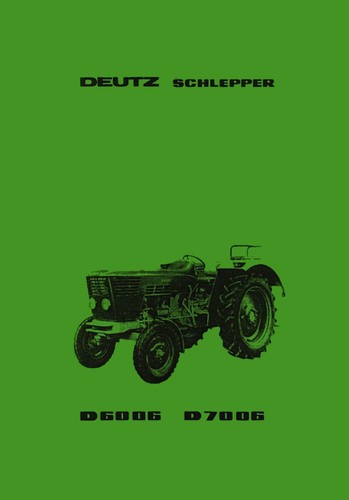 Werkstatthandbuch deutz d6006 - werkstatthandbuch,
