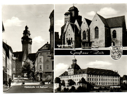 Ansichtskarte zeitz - ansichtskarte,
