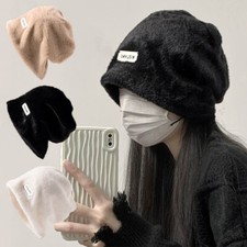 Plüsch Slouchy Beanie Mütze