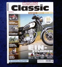 Motorrad Classic 8.2013 Honda Clubman, Yamaha SR 500, Egli Target Gilera Saturno