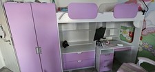 Hochbett mit schreibtisch - mit, und