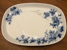 ~ Krautheim Selb Bavaria ~ Servierplatte ~ blaue Blumen ~