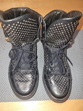 Tolle Versus Versace Damenschuhe Stiefelette  Sneaker High Schwarz Größe 36,5