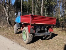unimog 406 cabrio farbe blau und grundiert