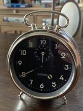 RADIOSO Mechanischer Wecker in OVP & Leuchtziffern, funktioniert frisch gewartet