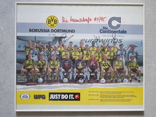 Poster bvb mannschaft 95 - poster, 94/95
