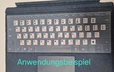 Für Surface Tastaturschutz inkl. Russische Tastaturaufkleber. Versand heute