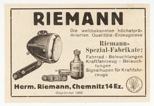 CHEMNITZ, Werbung 1939