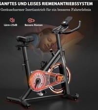 Heimtrainer Fahrrad mit APP Leises Hometrainer Ergometer mit LCD-Monitor NEU