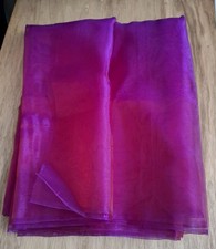 2 Stoffreste Dekostoff Organza