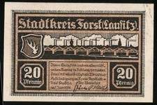 Notgeld Forst /Lausitz, 20