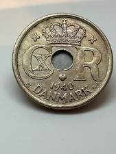 25 ORE Dänemark 1940 Münze