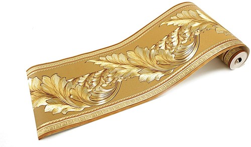 Wandbordüre mäander lorbeer - mäander,