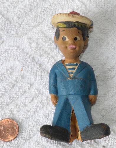 Vintage seemann figur matrose - vintage, seemann-figur