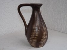Krug mit Henkel Vase Henkelkrug Keramik Ritzdekor, Piesche und Reif ? vintage