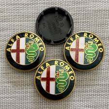 4x 56mm Für Alfa Romeo Auto Nabendeckel Radmitte Emblem Radkappen Felgendeckel