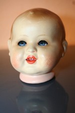Sehr alter Puppenkopf - nicht gemarktet-bewegliche Schlafaugen