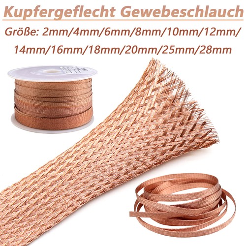Reines kupfer geflechtschlauch - kupfer,