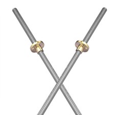 100mm-1000mm T8 Gewindespindel Stange Lineare Schiene Stangenwelle Leitspindel