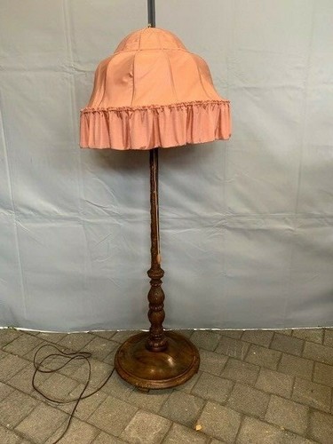 Stehlampe nussbaum vintage - stehlampe/,