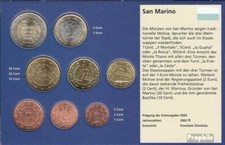 San Marino Stgl./unzirkuliert Kursmünzensatz gemischte Jahrgänge ab 2002 Euro Ko