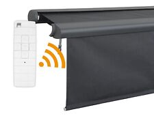 Elektrische Markise, Vollkassette, Alu, Acryltuch mit Volant, Marke ARILCO