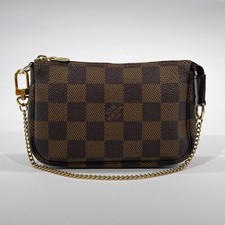 Louis Vuitton - Mini Pochette Accessoires - Damier Ebene Canvas - Brown
