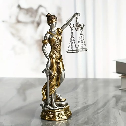 Griechische figur der justitia - griechische,