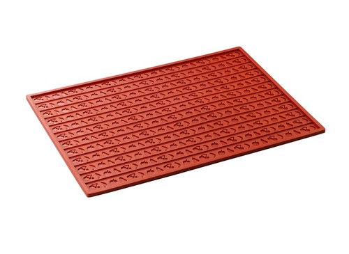 Backmatte mit relief - backmatte, aus