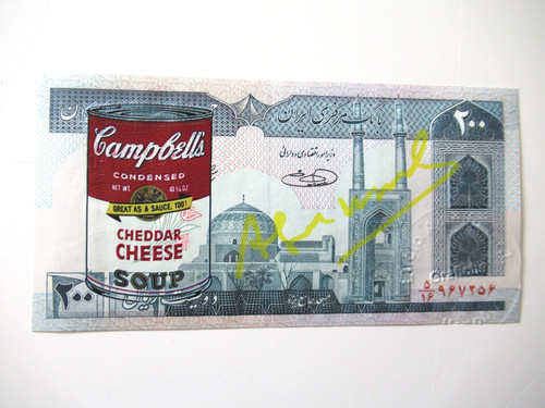 Andy warhol banknote - a),